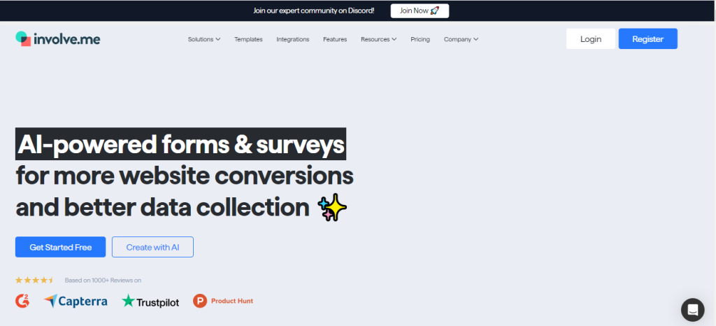 Involve.me AI Tool for market research