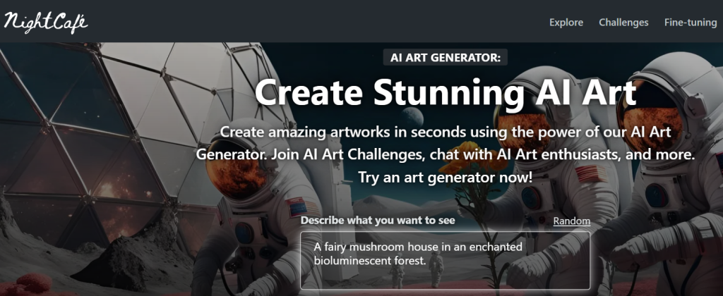 Nightcafe Free AI Art Generator