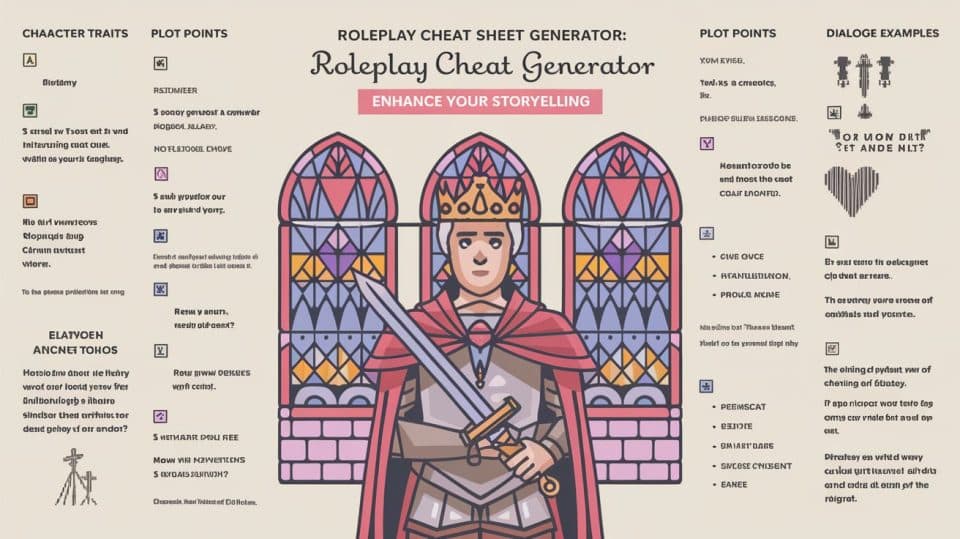 Roleplay Cheat Sheet Generator: Enhance Your Storytelling