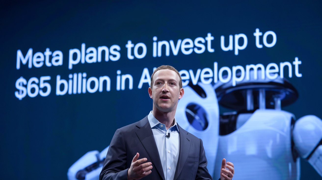 Meta Plans to Invest Up to $65 Billion in AI Development, Zuckerberg Announces