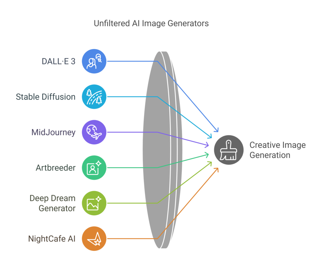 Top 13 Unfiltered AI Image Generators